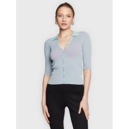 Guess Kardigán W3RR40 Z3440 Zöld Slim Fit