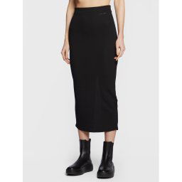 Calvin Klein Midi szoknya Q-Nova K20K205339 Fekete Slim Fit