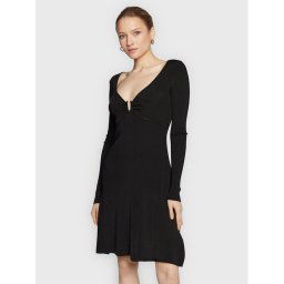 Guess Kötött ruha W3RK36 Z30K0 Fekete Slim Fit