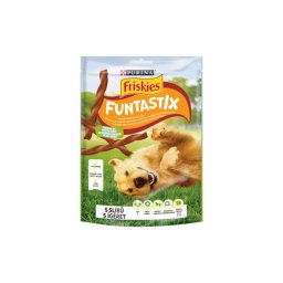 FRISKIES Funtastix Ízletes bacon és sajt ízesítésű kutya jutalomfalat 175g