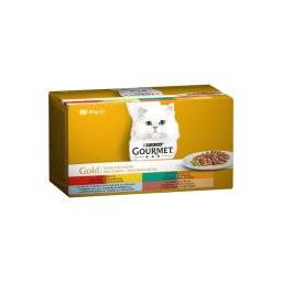 GOURMET GOLD Duó élmény nedves macskaeledel 4x85g
