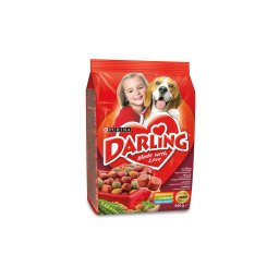 DARLING Marhával és hozzáadott, válogatott zöldségekkel száraz kutyaeledel 500g