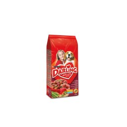DARLING Marhával és hozzáadott, válogatott zöldségekkel száraz kutyaeledel 3kg