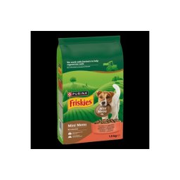 FRISKIES Mini Menu Marhával és zöldségekkel száraz kutyaeledel 1,5kg