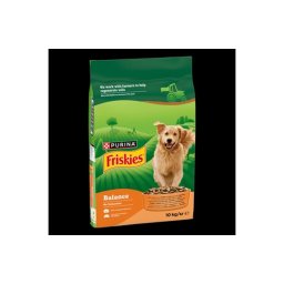 FRISKIES Balance Csirkével és hozzáadott zöldségekkel száraz kutyaeledel 10kg