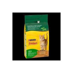 FRISKIES Indoor Csirkével és hozzáadott kerti zöldségekkel száraz macskaeledel 1,5kg