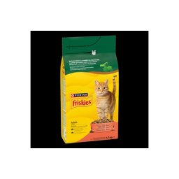 FRISKIES Marhával, csirkével és zöldségekkel száraz macskaeledel 1,7 kg