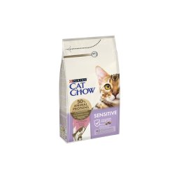 CAT CHOW Sensitive Lazacban gazdag száraz macskaeledel 1,5kg