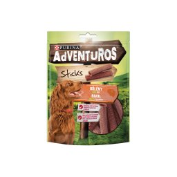 ADVENTUROS Sticks Bölény, vad ízű jutalomfalat kistestű kutyák részére 90g