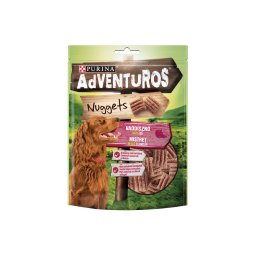 ADVENTUROS Nuggets Vaddisznó, vad ízű kutya jutalomfalat 90g