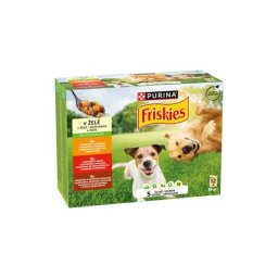 FRISKIES Aszpikos válogatás nedves kutyaeledel 12x85g
