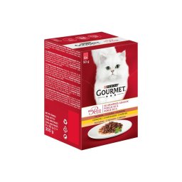 GOURMET MON PETIT Kacsával/Csirkével/Pulykával nedves macskaeledel 6x50g