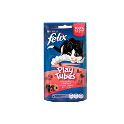 FELIX Play Tubes Pulyka és Sonka ízű macska jutalomfalat 50g