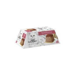 GOURMET REVELATIONS Pastétom Lazaccal és szósszal nedves macskaeledel 2*57g