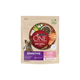 Purina ONE Mini Sensitive Lazaccal száraz kutyaeledel 800g