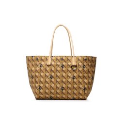 Tory Burch Táska Canvas Basketweave Tote 139623 Bézs