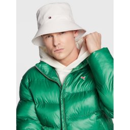 Tommy Hilfiger Bucket kalap Essential Flag Bucket AW0AW14543 Fehér