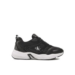 Calvin Klein Jeans Sportcipő Retro Tennis Su-Mesh YM0YM00589 Fekete