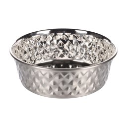Flamingo Diami Inox gumis fémtál 1800 ml