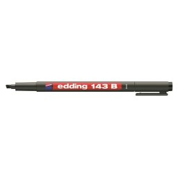 EDDING Alkoholos marker, OHP, 1 mm, EDDING "143 B", fekete