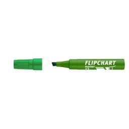 ICO Flipchart marker, 1-4 mm, vágott, ICO "Artip 12 ", zöld