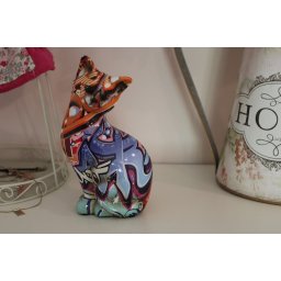 Macska Műgyanta Figura I.