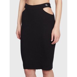 Calvin Klein Jeans Ceruzaszoknya J20J220466 Fekete Slim Fit