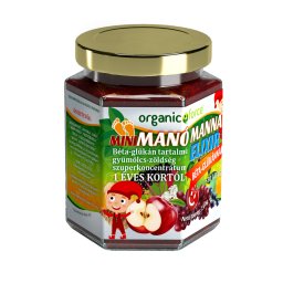 MINI Manó Manna Elixír, gyümölcspüré gyerekeknek béta-glükánnal, 210g