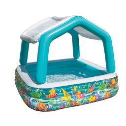 Intex felfújható napellenzős medence, 157x157x122 cm