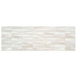 Coliseum Trenza Blanco Fürdőszobai / konyhai csempe, fehér, 20 x 60 cm