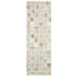 Fali csempe, Smila Blanco, mozaik, fényes fehér 20 x 60 cm