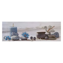 Dekor csempe, Smila Vela Azul, fényes, 20 x 60 cm