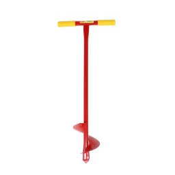 Kézi földfúró, acél, D 18 cm