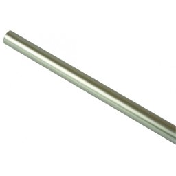 Karnis rúd fém, 20 mm / 160 cm, acél színű