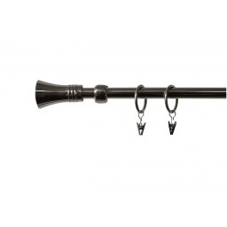 Függönykarnis fém, nikkel színben 19 mm / 160 cm + kiegészítők DE-SJ83N