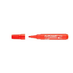 ICO Flipchart marker, 1-3 mm, kúpos, ICO "Artip 11 XXL", piros