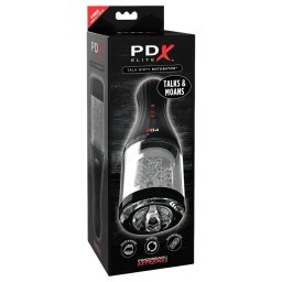 PDX Elite Rotobator - művagina (átlátszó-fekete)