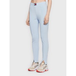 Tommy Jeans Leggings Center Badge DW0DW14988 Kék Slim Fit