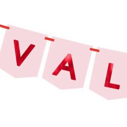 Banner Valentine's Day, 150x13 cm,