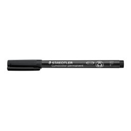 Alkoholos marker, OHP, 0,6 mm, STAEDTLER "Lumocolor® 318 F", fekete