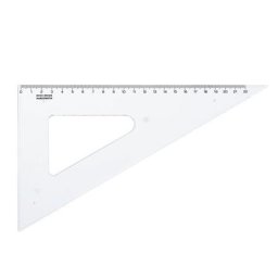 Háromszög vonalzó, műanyag, 60 °, 22 cm, KOH-I-NOOR