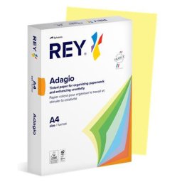 Másolópapír, színes, A3, 80 g, REY "Adagio", pasztell sárga
