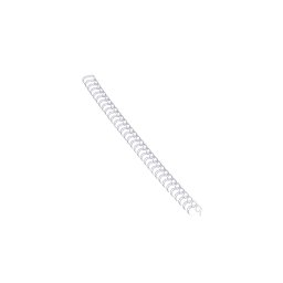 Fém spirál 3:1, 8mm, 36-50lap, Fellowes® 100 db/doboz, ezüst