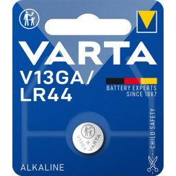 Gombelem, V13GA / LR44 / A76, 1 db, VARTA
