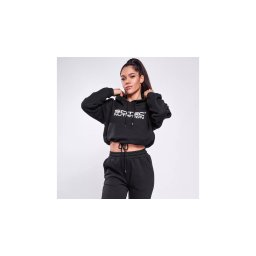 LAILA női crop pulóver fekete S Scitec Nutrition
