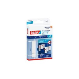 Ragasztócsíkok, utántöltő, TESA "Powerstrips®", sima felületekre