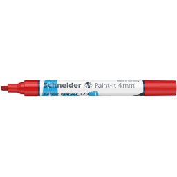 Dekormarker, akril, 4 mm, SCHNEIDER "Paint-It 320", piros