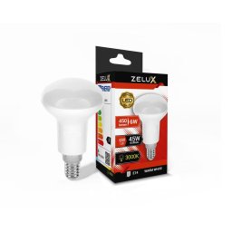 Zelux Led R50 6W E14 3000K