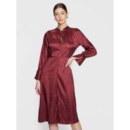 Closet London Hétköznapi ruha D8522 Bordó Regular Fit