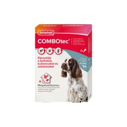 Combotec 134 mg / 120,6 mg rácsepegtetõ oldat közepes testû kutyák számára A.U.V. (3 x 1,34 ml-es pipetta)